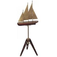 industrial accessories sailors boat with tripod