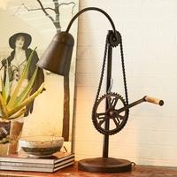 Indian Hub Cycle Chain Table Lamp Stand