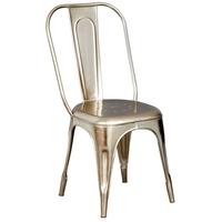 indian hub cosmo industrial chair silver