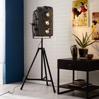 Indian Hub Iron Jerry Can Floor Lamp