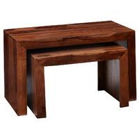 Indian Hub Cube Nest of Coffee Tables