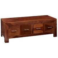 indian hub cube 4 drawer trunk table