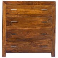 indian hub cube 5 drawer wide chest indian hub cuba 5 drawer wide ches ...