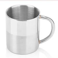 Indoor Casual/Daily Drinkware, 250 Stainless Steel Juice Milk Daily Drinkware Tea Cup Water Bottle Coffee Mug