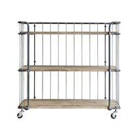 industrial trolley storage with 3 shelves