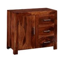 Indian Hub Cube 1 Door 3 Drawer Sideboard