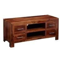 indian hub cube 4 drawer 2 shelf media unit