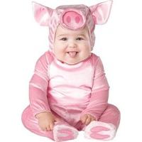 InCharacter Costumes Baby\'s This Lil\' Piggy Costume, Pink, Medium Size: Medium (12-18 Months) Color: Pink, Model: 16012i, Toys & Play