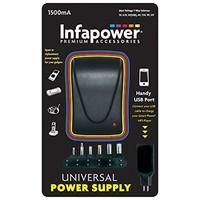 Infapower 1500mA 7-Way Universal Power Supply AC/DC Adapter for Smartphone