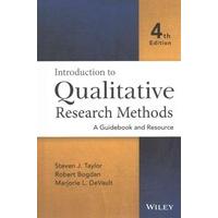 introduction to qualitative research methods a guidebook and resource