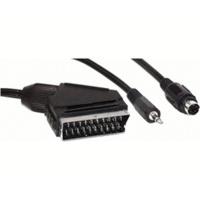 InLine Scart cable, scart M to S-video M and 3, 5mm M stereo, 5m