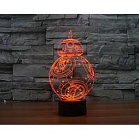 In One Thousand Falcon 3 D Light Yakeli Is Stereo Light LED Colorful Gradient Atmosphere Lamp