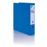 Initiative Lever Arch File Foolscap Blue Metal Shoe and Thumbring