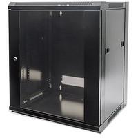 Intellinet 711715 19IN Wallmount Cabinet 6U 370 X 570 X 450MM Flatpack Black - (Enterprise Computing > Racking and Cabinets)