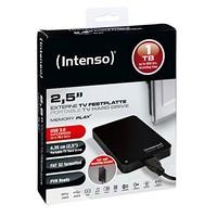 Intenso 6021460 Memory Play 2.5 inch 1TB USB 3.0 External Hard Drive - Black