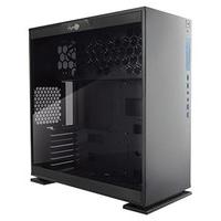 In Win 303 Mini-Tower Black - computer cases (Mini-Tower, PC, SECC, Tempered glass, ATX, Micro-ATX, Mini-ATX, Black)