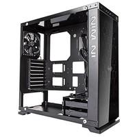 In Win 805 Aluminum/Tempered Glass Mid Tower Case for PC - Black
