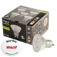 Integral LED Glass GU10 LED Bulb Warm White 4.4W (50W) 2700K 375lm...