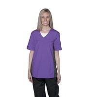 insect shield purple v neck grooming top