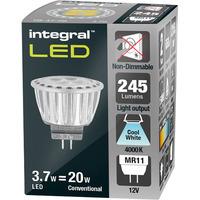 Integral GU4 3.7W Non-Dimmable MR11 Lamp - White Light