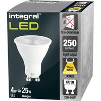 integral par16 4w non dimmable gu10 lamp warm white