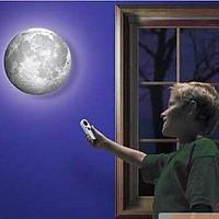Indoor LED Wall Moon Lamp With Remote Control Relaxing Healing Moon Light