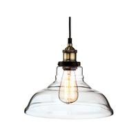 industrial glass parasol pendant