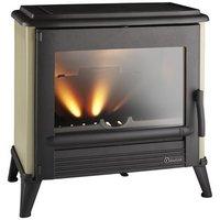 Invicta Mondena Anthracite Cast Iron Stove Without Ivory Side Panels