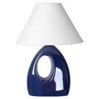individual hoal table lamp pearl blue