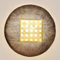 innovative wall lamp disque extra large bronze