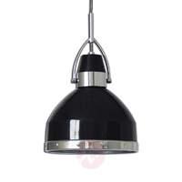 industrial looking britta hanging lamp black