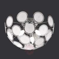 Individual ceiling light Circle, white/chrome