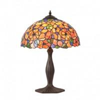 interiors 1900 64209 josette tiffany medium 1 light table lamp with sh ...