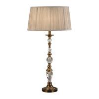 interiors 1900 63593 polina antique brass large table lamp with beige  ...