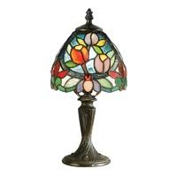 interiors 1900 64331 sylvette tiffany mini table lamp with shade heigh ...