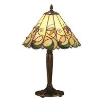 interiors 1900 64195 jamelia tiffany small 1 light table lamp in dark  ...