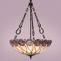 interiors 1900 64174 hutchinson tiffany large inverted 3 light ceiling ...