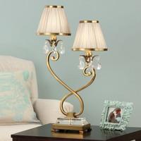 interiors 1900 63530 oksana antique brass twin table lamp in brass wit ...