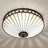 interiors 1900 64145 fargo tiffany 2 light flush ceiling light