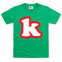 Initial K Kid\'s T Shirt
