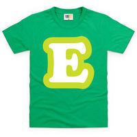 Initial E Kid\'s T Shirt
