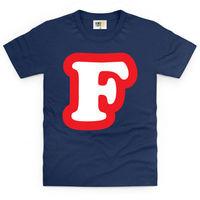 Initial F Kid\'s T Shirt