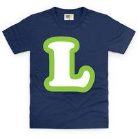 Initial L Kid\'s T Shirt