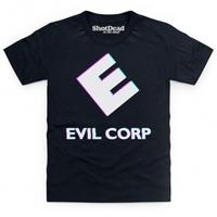 inspired by mr robot evil corp kids t shirt