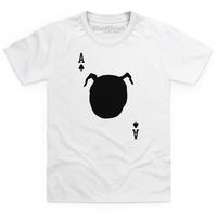 inspired by twin peaks playing card kids t shirt