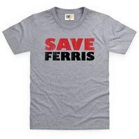 Inspired By Ferris Bueller Kid\'s T Shirt - Save Ferris