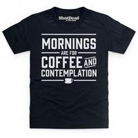 Inspired by Stranger Things - Coffee And Contemplation Kid\'s T Shirt