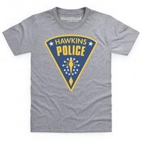 inspired by stranger things hawkins police kids t shirt
