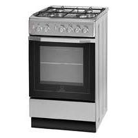 Indesit 50cm Gas Single Oven Silver