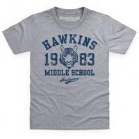 inspired by stranger things hawkins middle school kids t shirt